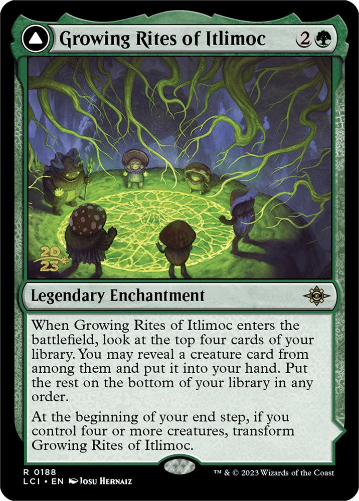 Growing Rites of Itlimoc // Itlimoc, Cradle of the Sun (LCI) [The Lost Caverns of Ixalan Prerelease Cards] | Webway Games