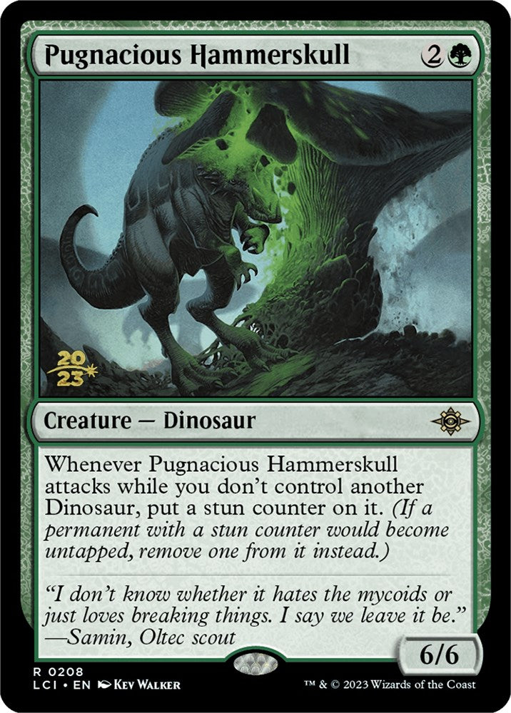 Pugnacious Hammerskull [The Lost Caverns of Ixalan Prerelease Cards] | Webway Games
