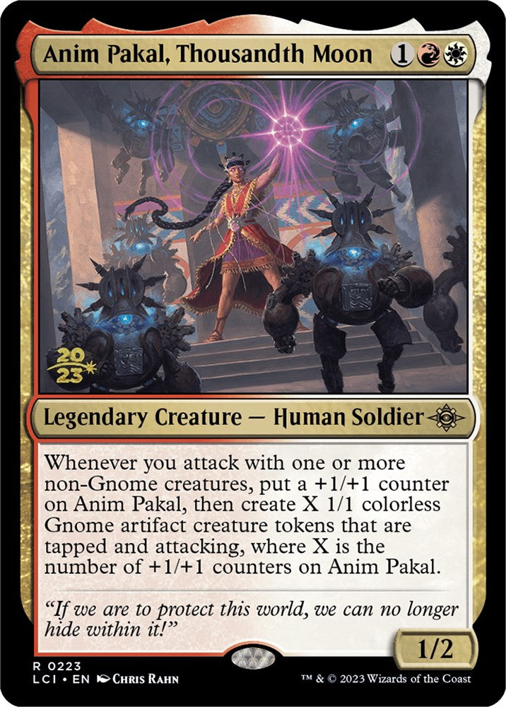 Anim Pakal, Thousandth Moon [The Lost Caverns of Ixalan Prerelease Cards] | Webway Games