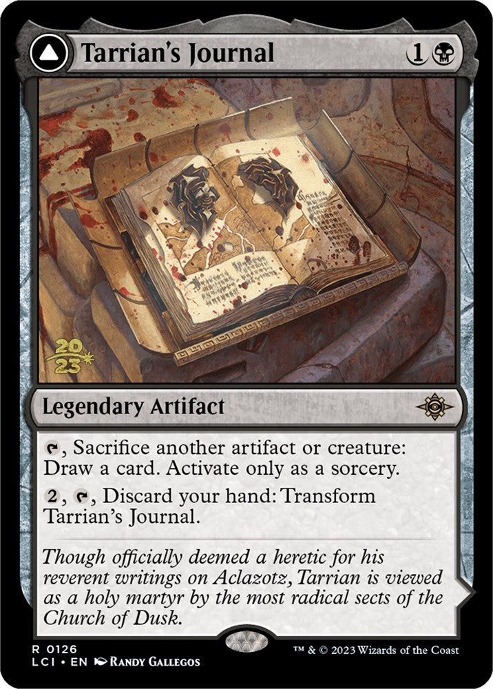 Tarrian's Journal // The Tomb of Aclazotz [The Lost Caverns of Ixalan Prerelease Cards] | Webway Games