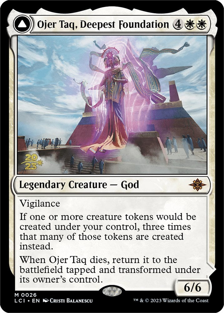 Ojer Taq, Deepest Foundation // Temple of Civilization [The Lost Caverns of Ixalan Prerelease Cards] | Webway Games