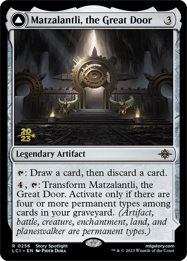 Matzalantli, the Great Door // The Core [The Lost Caverns of Ixalan Prerelease Cards] | Webway Games