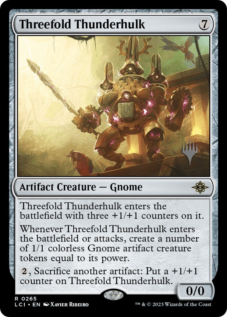 Threefold Thunderhulk (Promo Pack) [The Lost Caverns of Ixalan Promos] | Webway Games