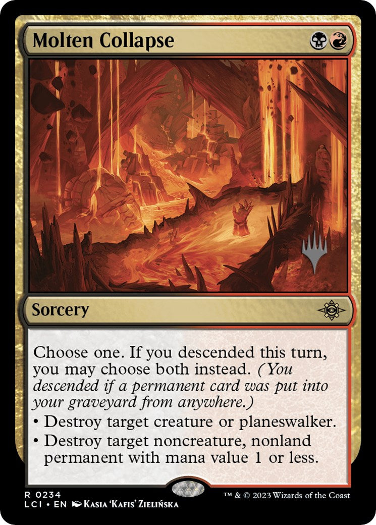 Molten Collapse (Promo Pack) [The Lost Caverns of Ixalan Promos] | Webway Games