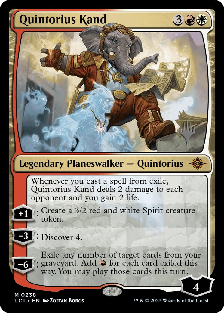 Quintorius Kand (Promo Pack) [The Lost Caverns of Ixalan Promos] | Webway Games