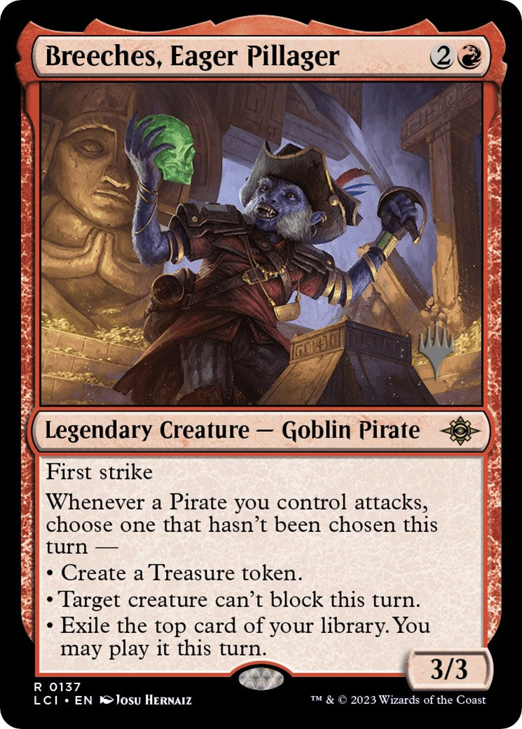 Breeches, Eager Pillager (Promo Pack) [The Lost Caverns of Ixalan Promos] | Webway Games