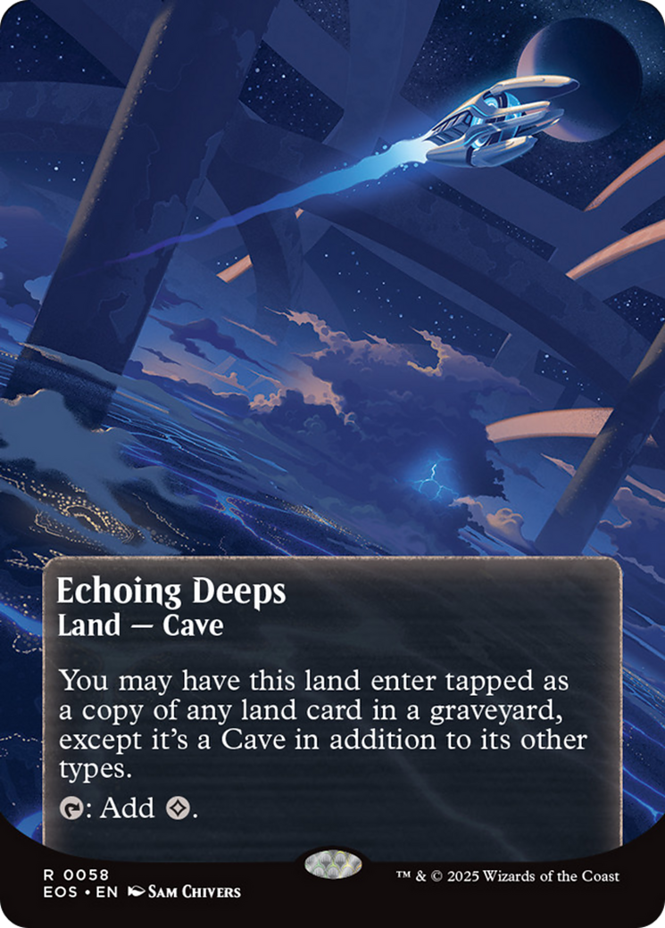 Echoing Deeps (0058) (Borderless) [Edge of Eternities: Stellar Sights] | Webway Games