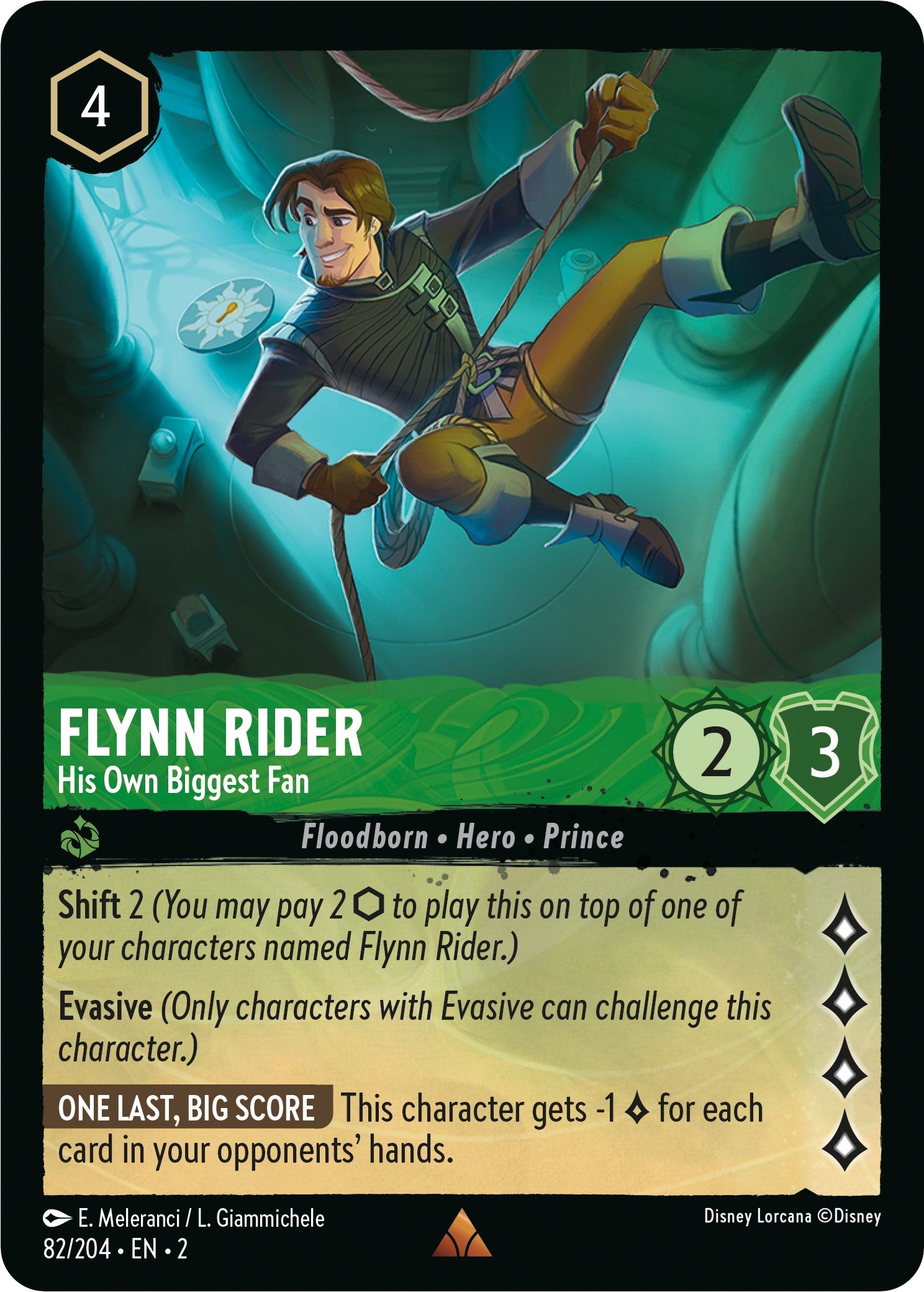 Flynn Rider - His Own Biggest Fan (82/204) [Rise of the Floodborn] | Webway Games