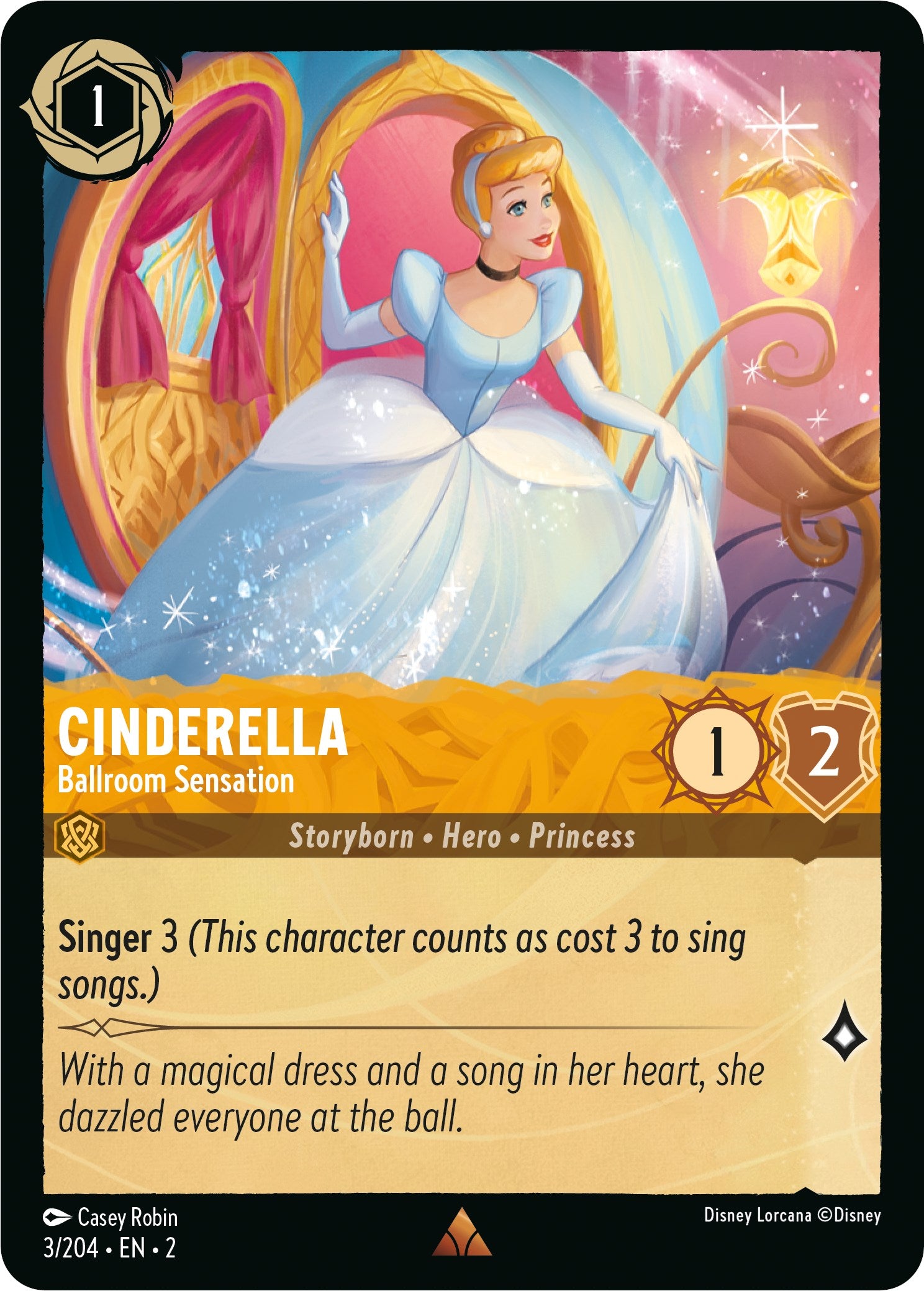 Cinderella - Ballroom Sensation (3/204) [Rise of the Floodborn] | Webway Games