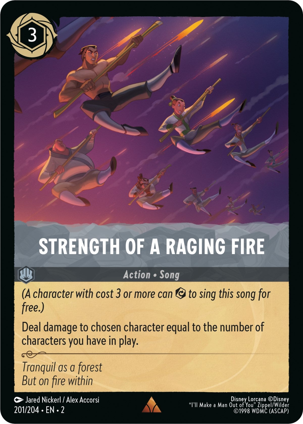 Strength of a Raging Fire (2) (201/204) [Rise of the Floodborn] | Webway Games