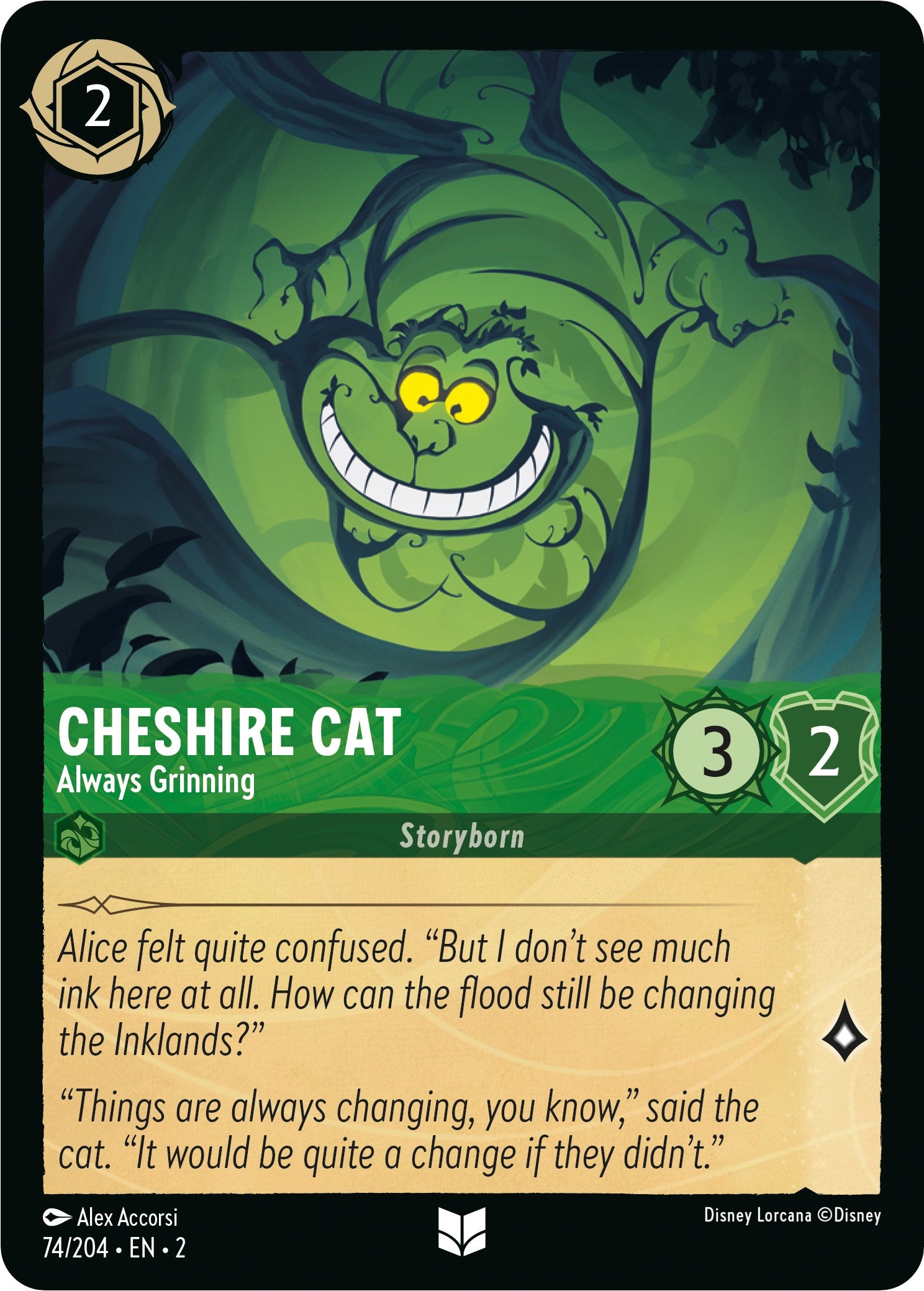Cheshire Cat - Always Grinning (74/204) [Rise of the Floodborn] | Webway Games