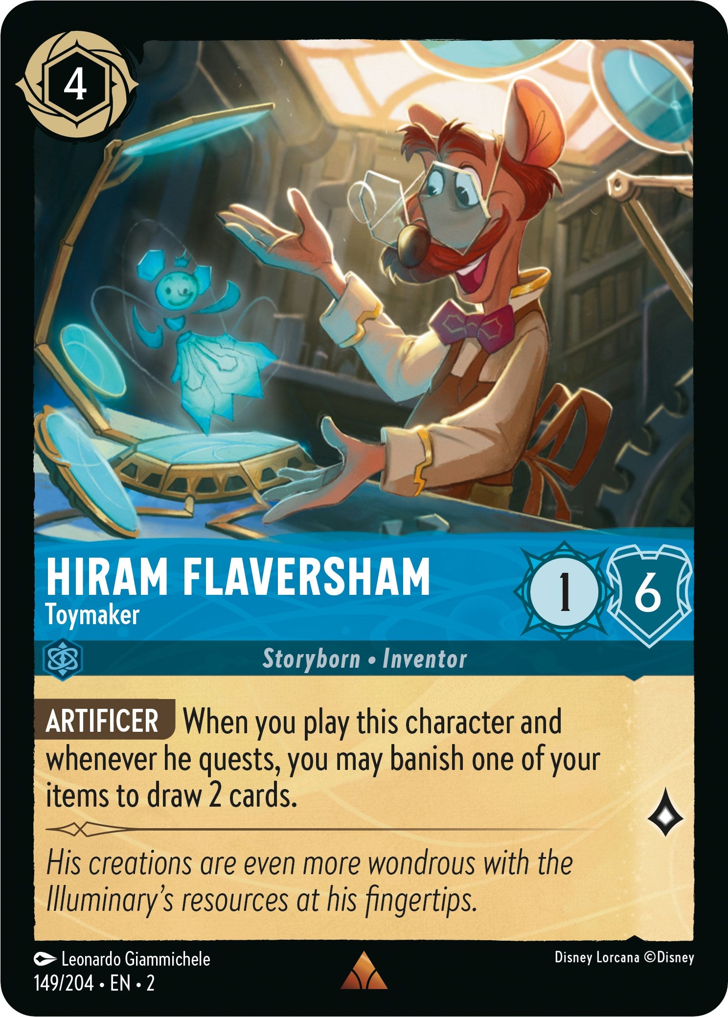 Hiram Flaversham - Toymaker (149/204) [Rise of the Floodborn] | Webway Games