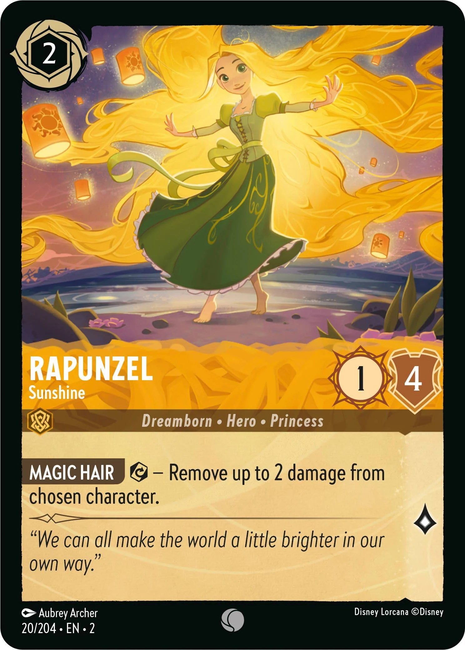 Rapunzel - Sunshine (20/204) [Rise of the Floodborn] | Webway Games