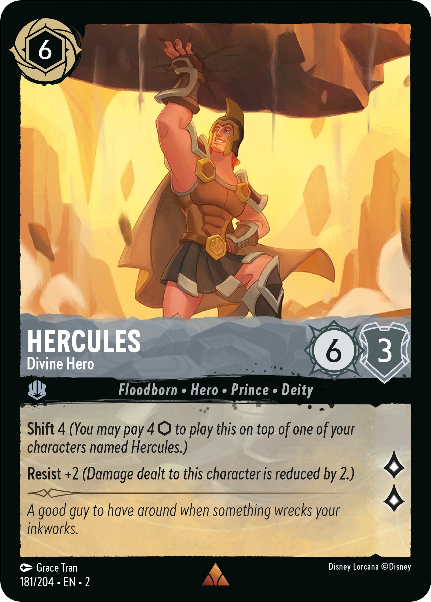 Hercules - Divine Hero (181/204) [Rise of the Floodborn] | Webway Games