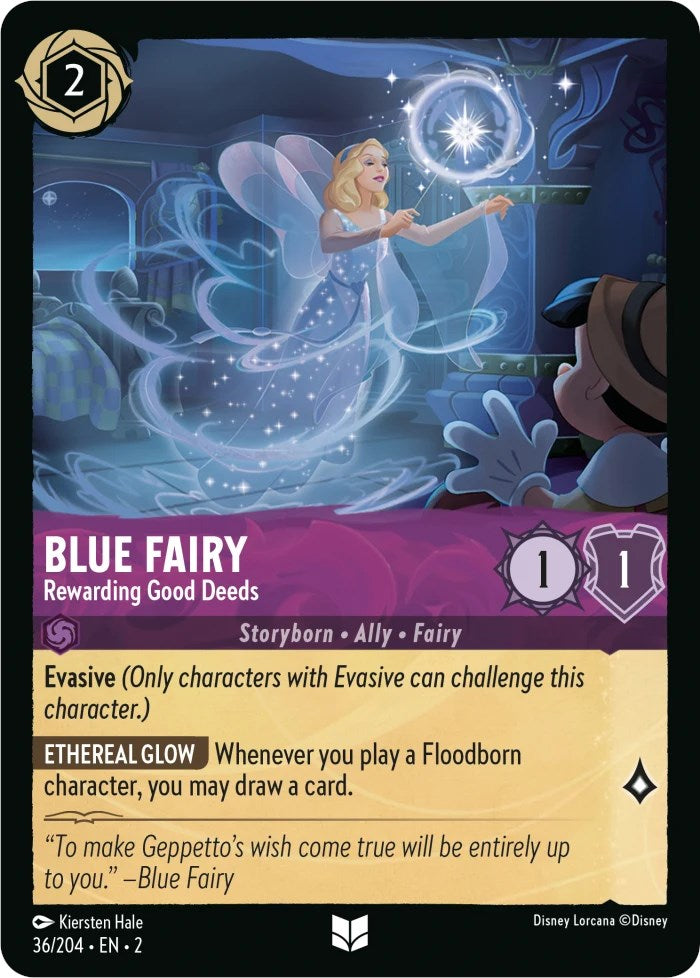 Blue Fairy - Rewarding Good Deeds (36/204) [Rise of the Floodborn] | Webway Games
