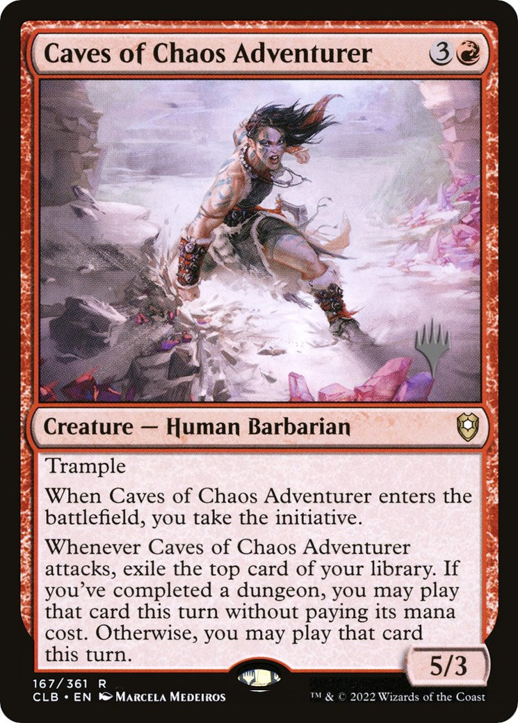 Caves of Chaos Adventurer (Promo Pack) [The Lost Caverns of Ixalan Promos] | Webway Games
