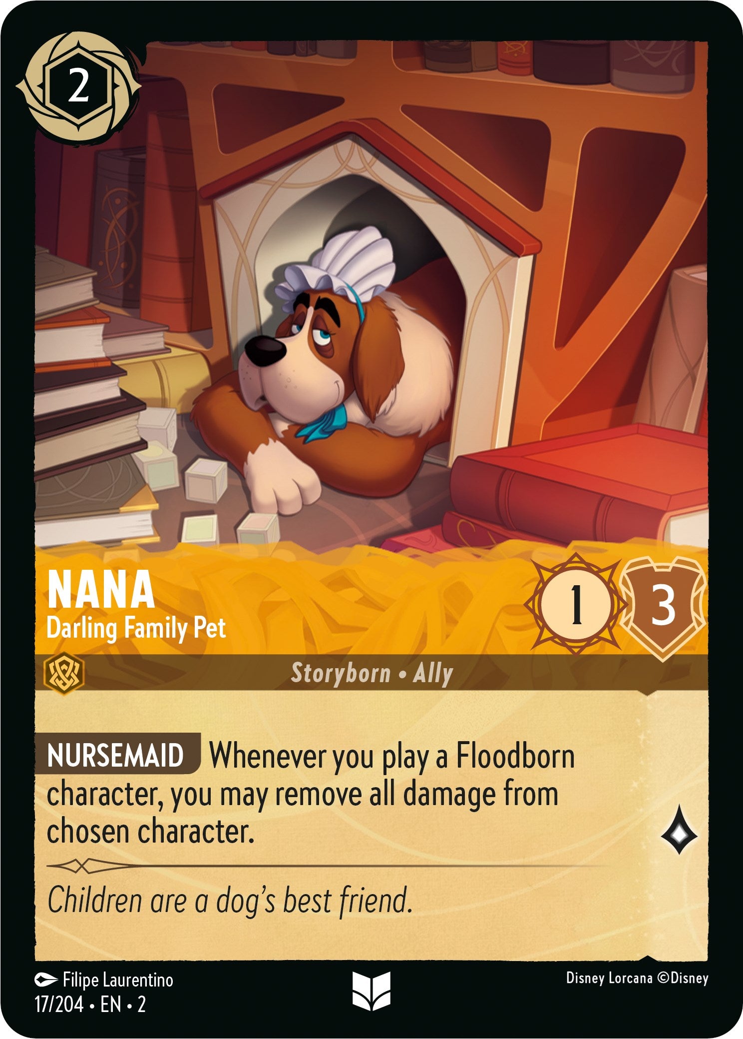 Nana - Darling Family Pet (17/204) [Rise of the Floodborn] | Webway Games