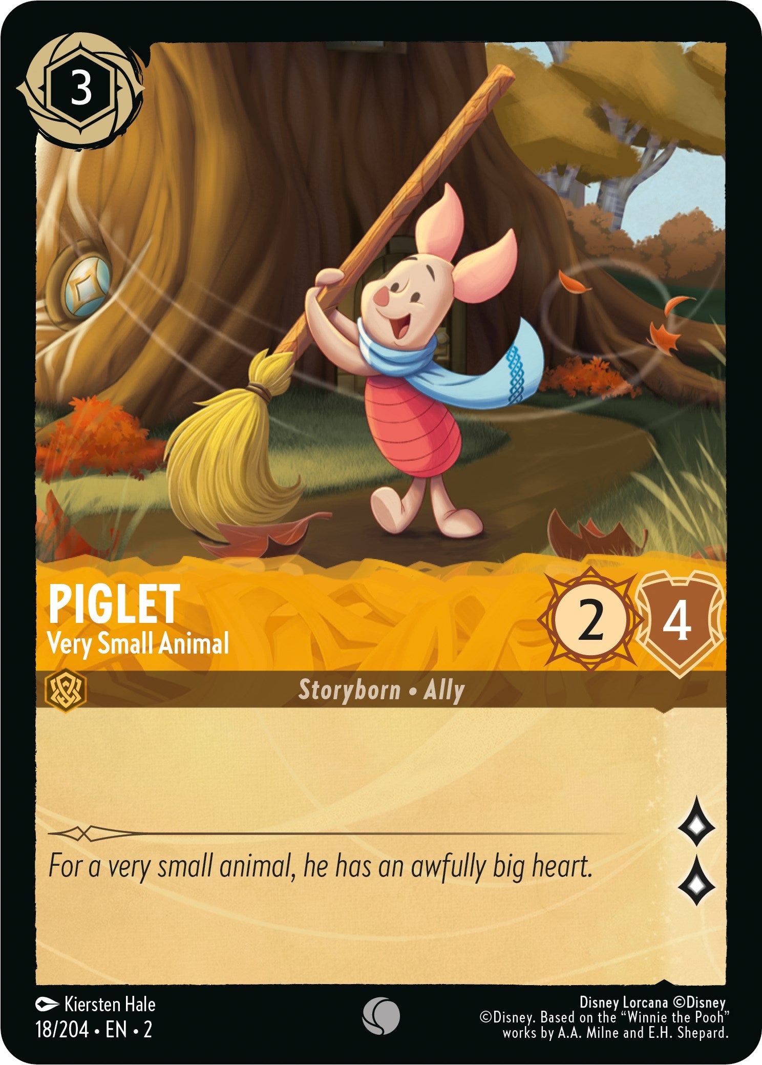 Piglet - Very Small Animal (18/204) [Rise of the Floodborn] | Webway Games