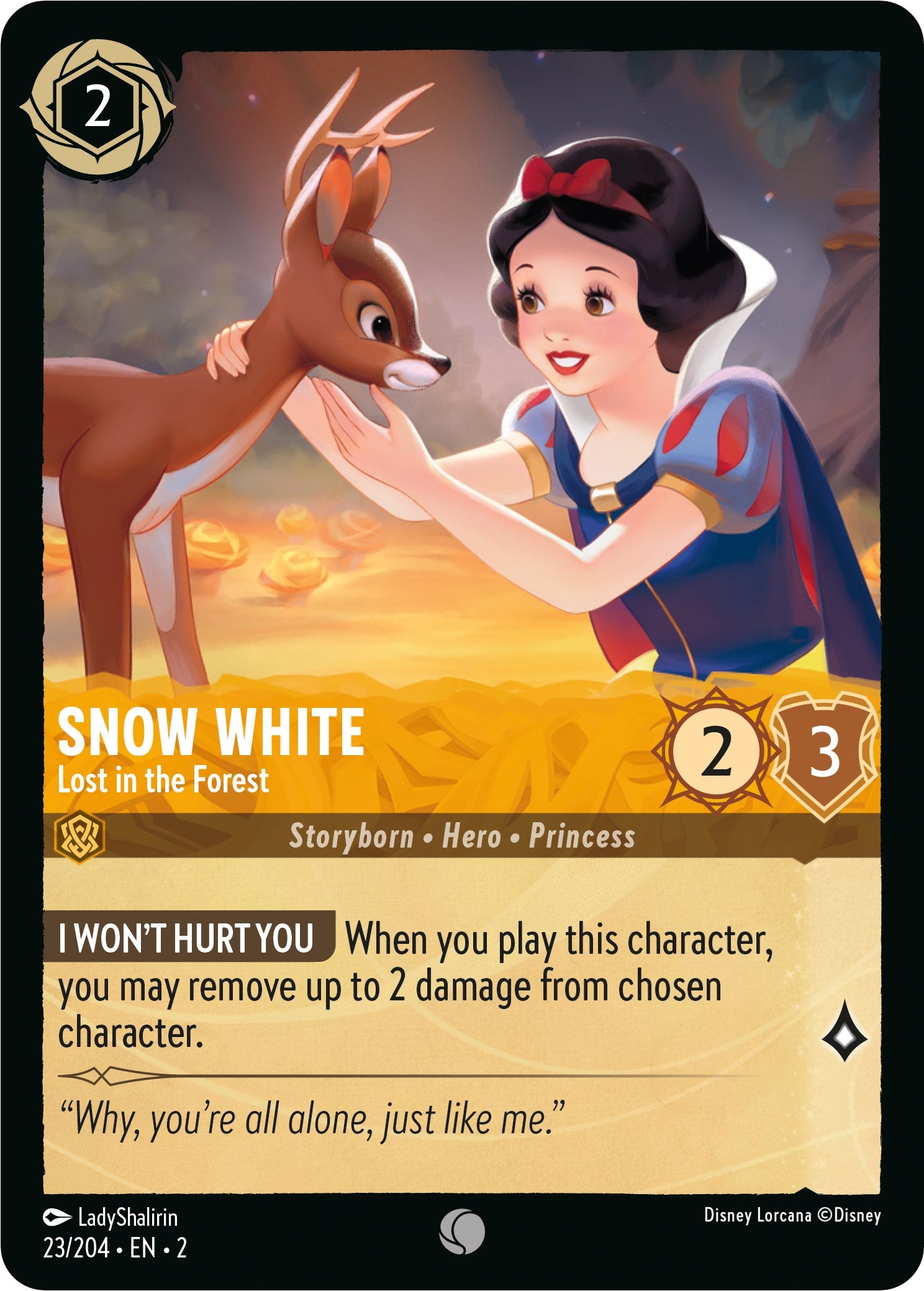 Snow White - Lost in the Forest (23/204) [Rise of the Floodborn] | Webway Games