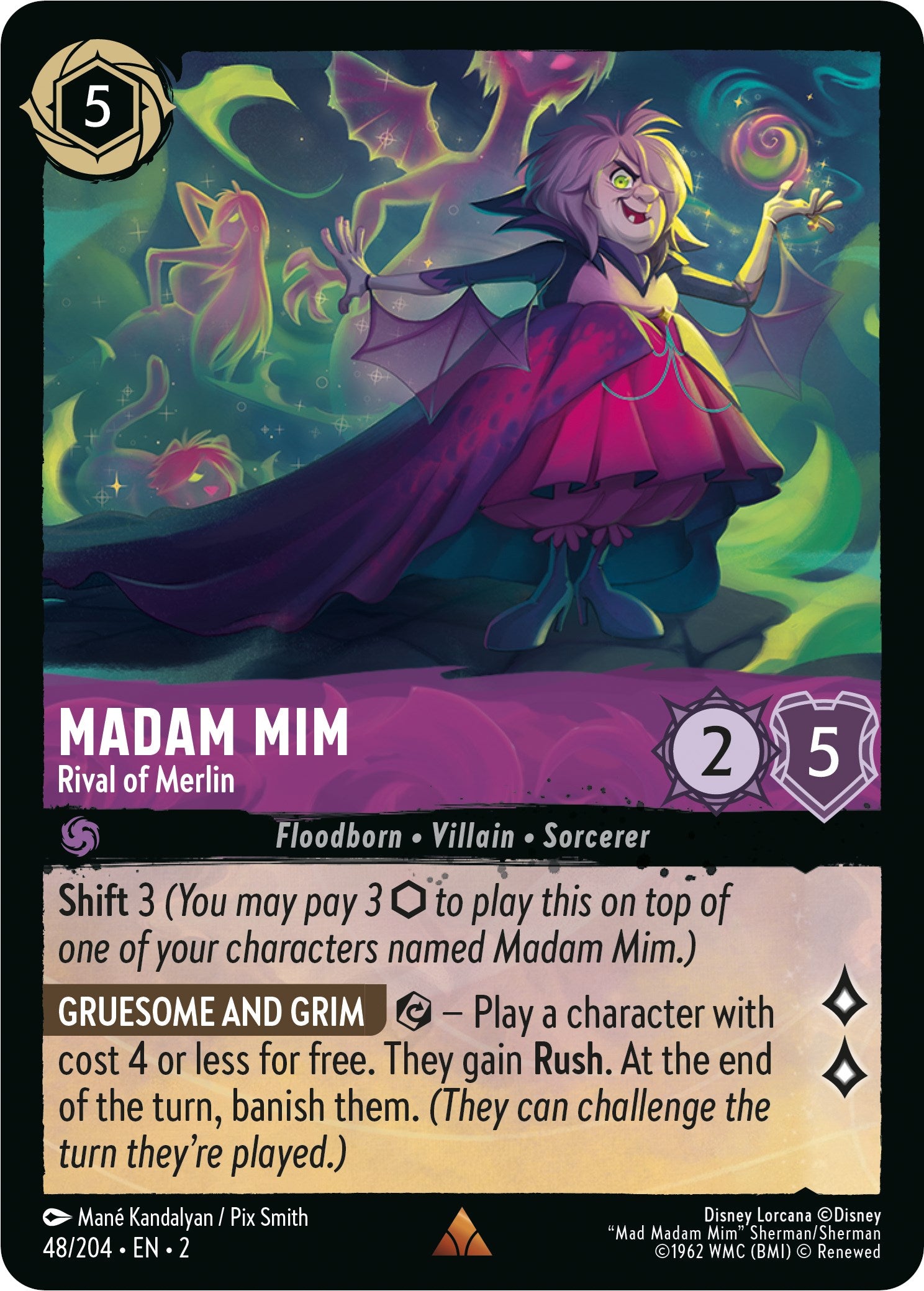 Madam Mim - Rival of Merlin (48/204) [Rise of the Floodborn] | Webway Games
