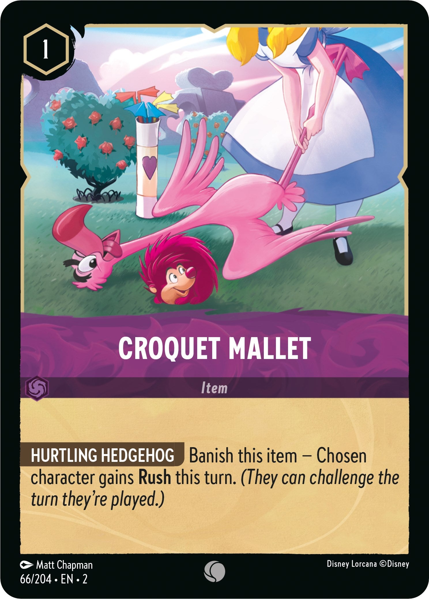 Croquet Mallet (66/204) [Rise of the Floodborn] | Webway Games