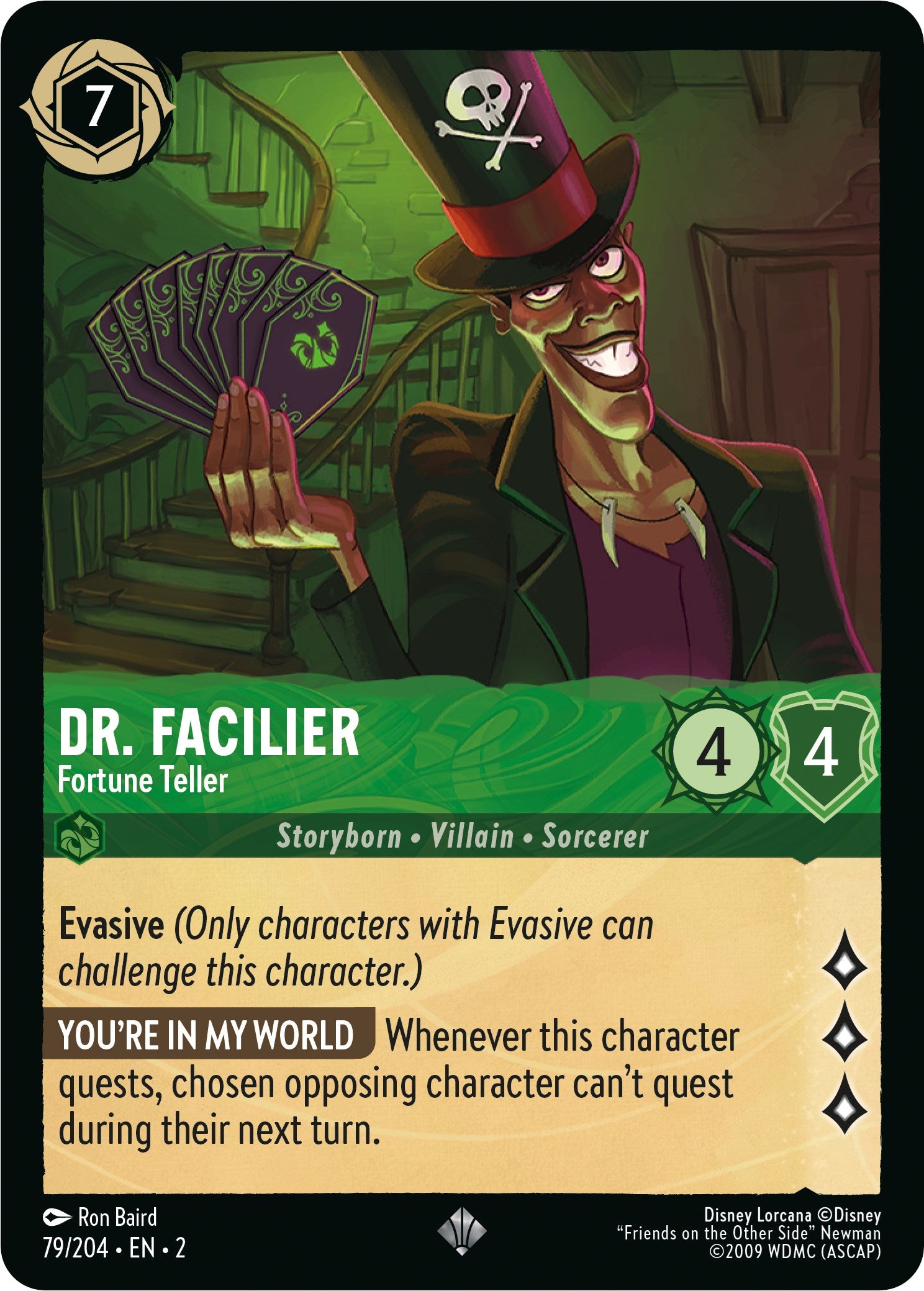 Dr. Facilier - Fortune Teller (79/204) [Rise of the Floodborn] | Webway Games