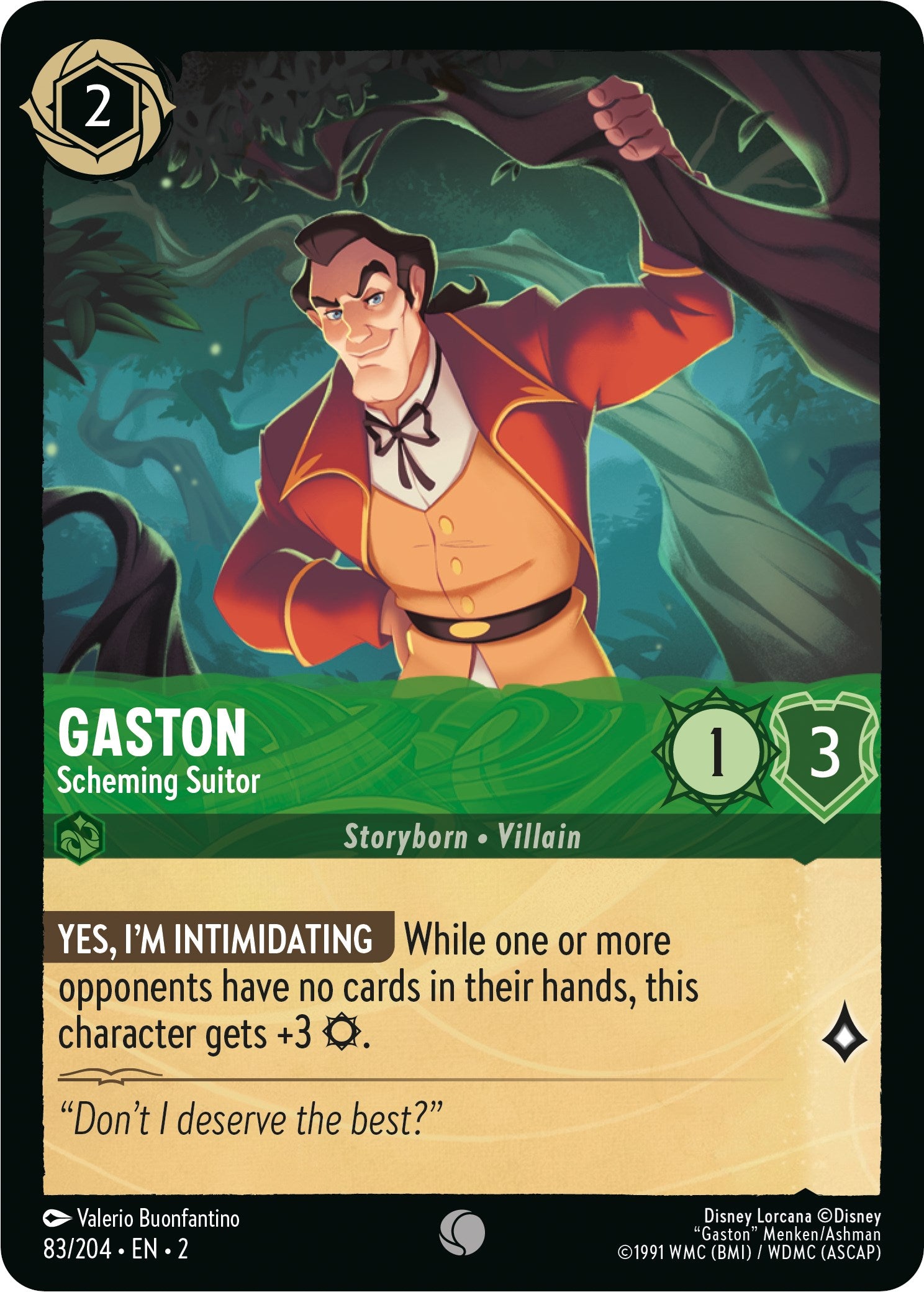 Gaston - Scheming Suitor (83/204) [Rise of the Floodborn] | Webway Games