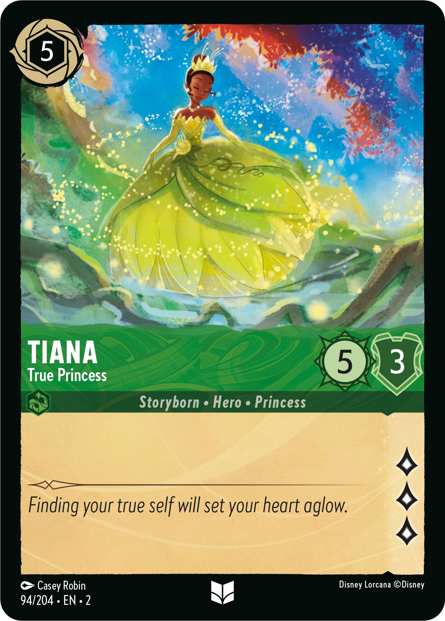 Tiana - True Princess (94/204) [Rise of the Floodborn] | Webway Games