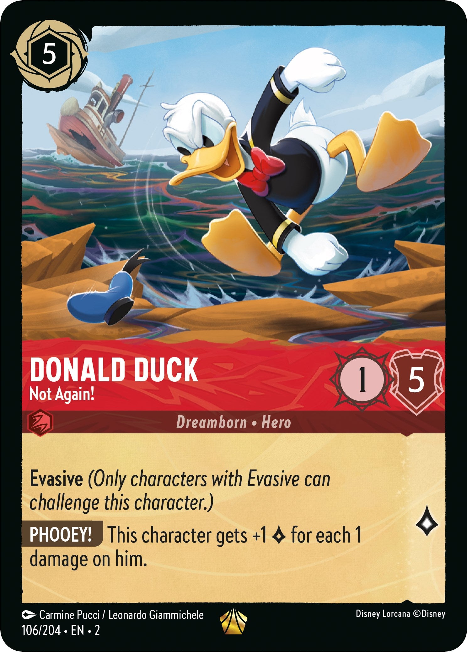 Donald Duck - Not Again! (106/204) [Rise of the Floodborn] | Webway Games
