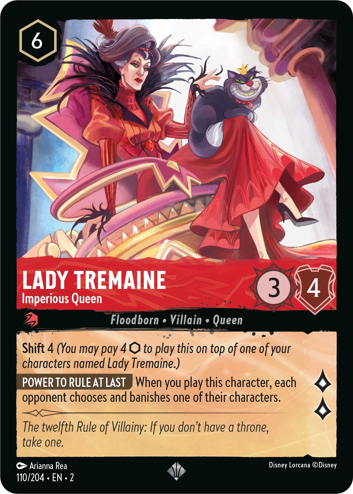 Lady Tremaine - Imperious Queen (110/204) [Rise of the Floodborn] | Webway Games