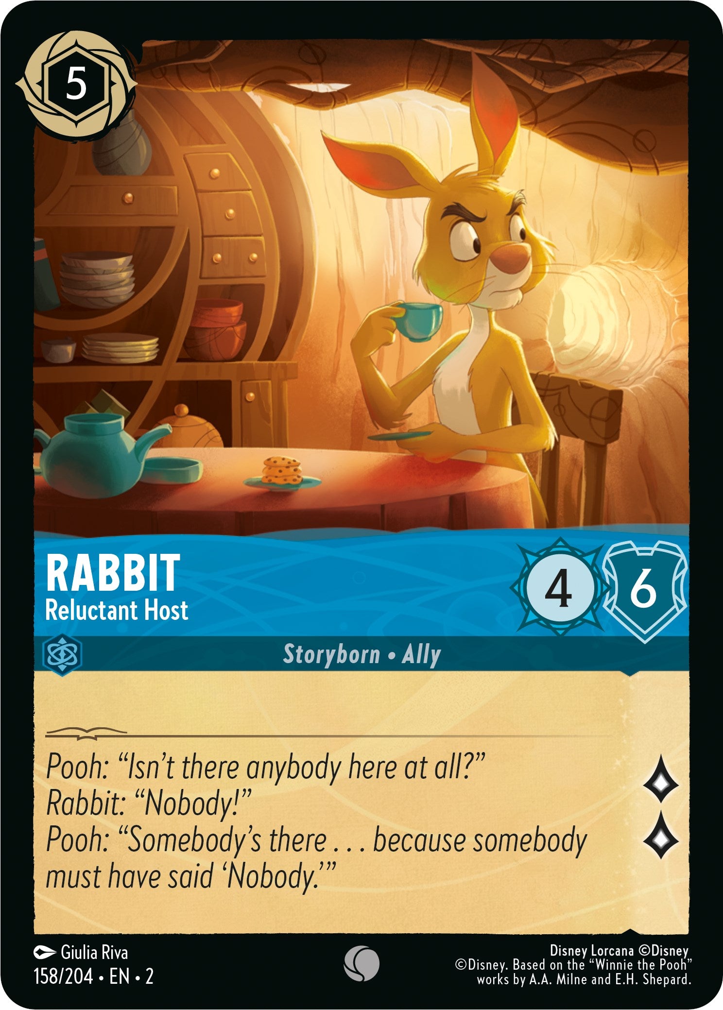 Rabbit - Reluctant Host (158/204) [Rise of the Floodborn] | Webway Games