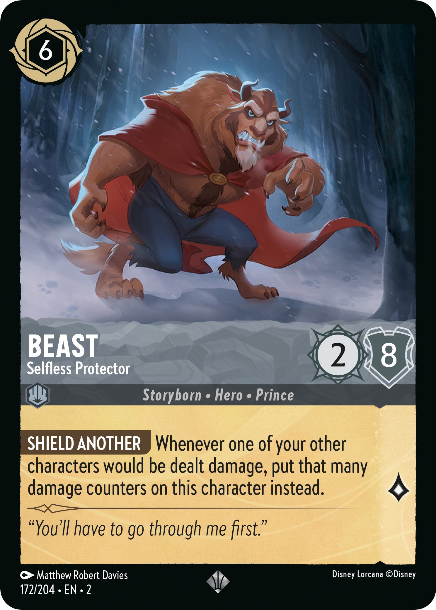 Beast - Selfless Protector (172/204) [Rise of the Floodborn] | Webway Games