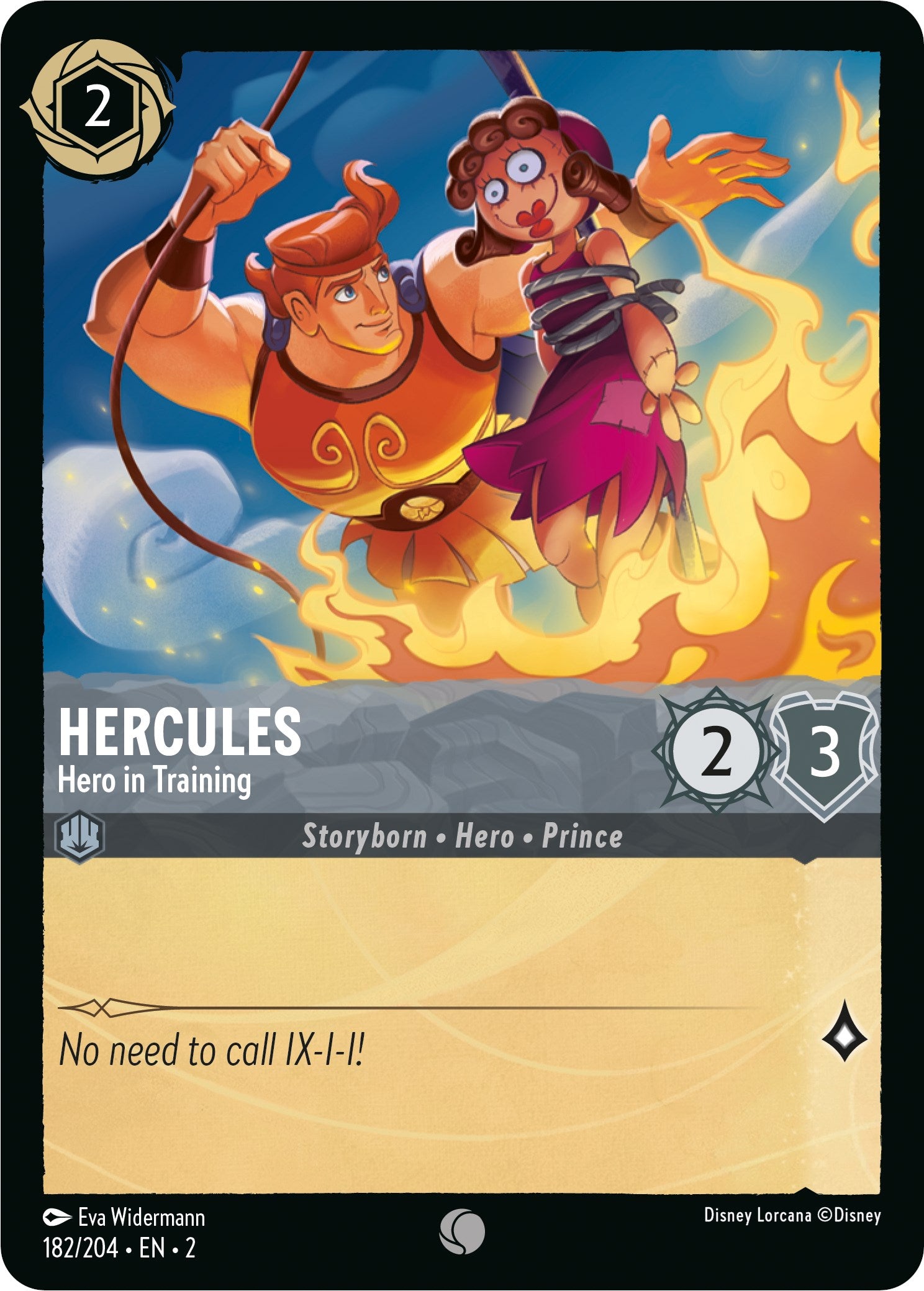 Hercules - Hero in Training (182/204) [Rise of the Floodborn] | Webway Games