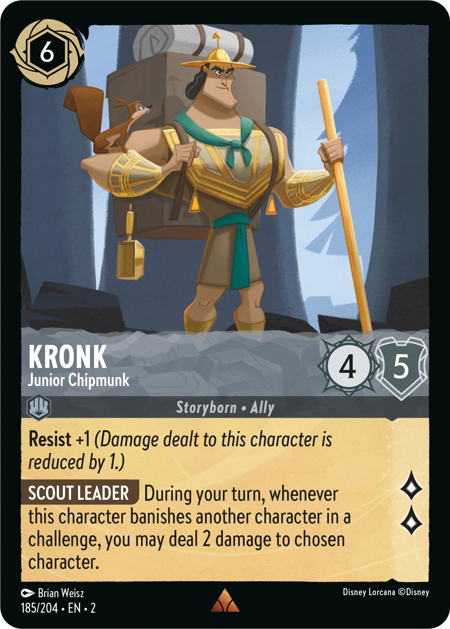 Kronk - Junior Chipmunk (185/204) [Rise of the Floodborn] | Webway Games