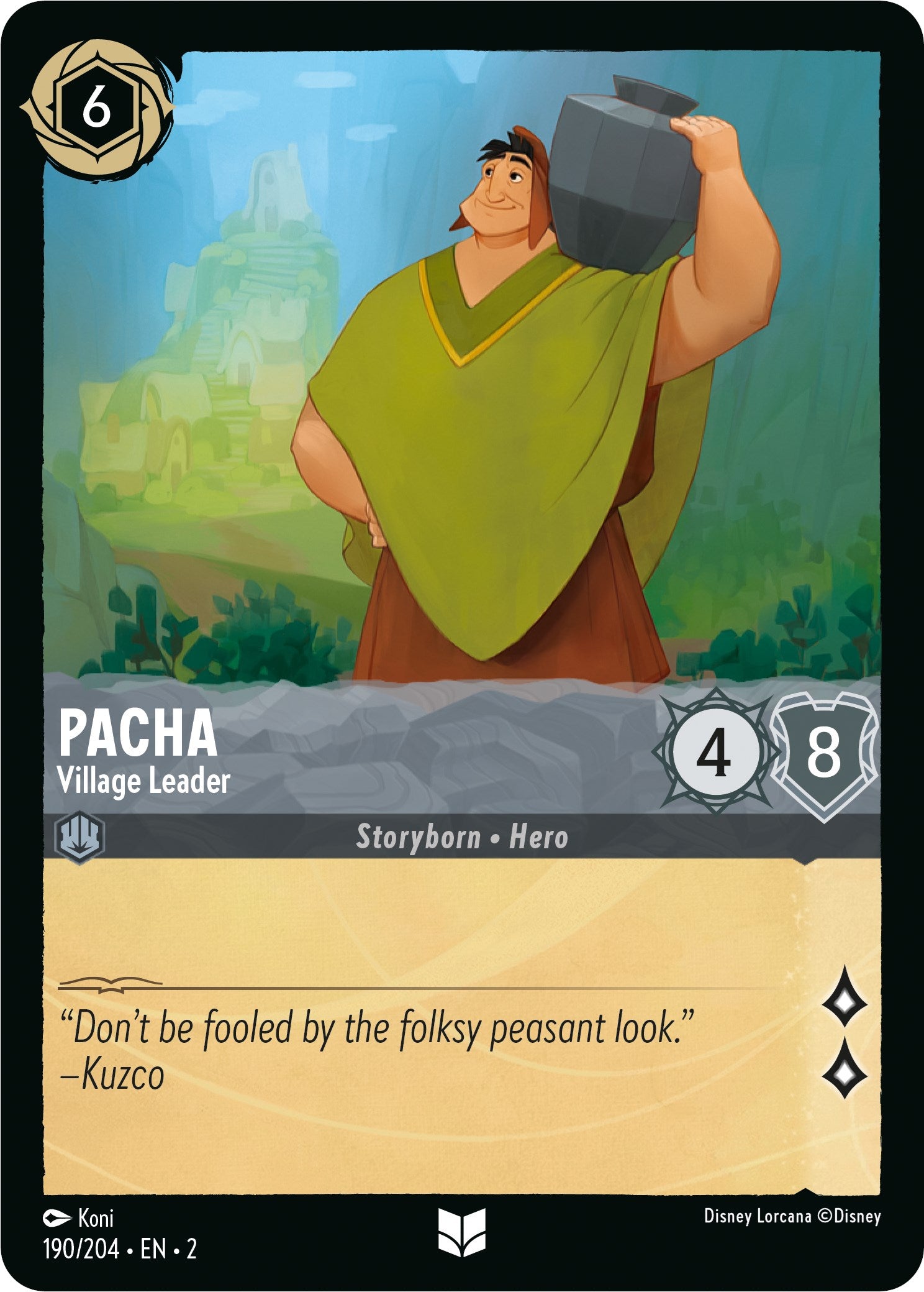 Pacha - Village Leader (190/204) [Rise of the Floodborn] | Webway Games