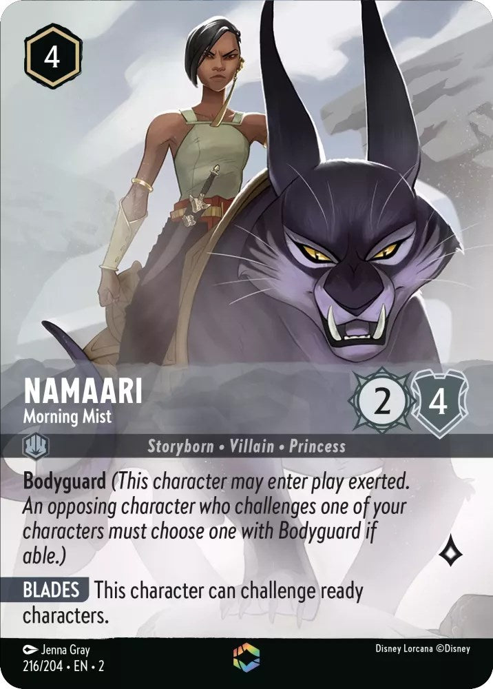 Namaari - Morning Mist (Enchanted) (216/204) [Rise of the Floodborn] | Webway Games