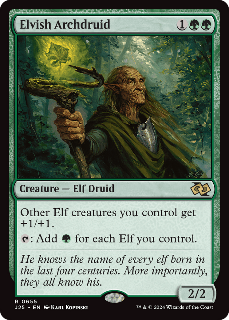 Elvish Archdruid [Foundations Jumpstart] | Webway Games