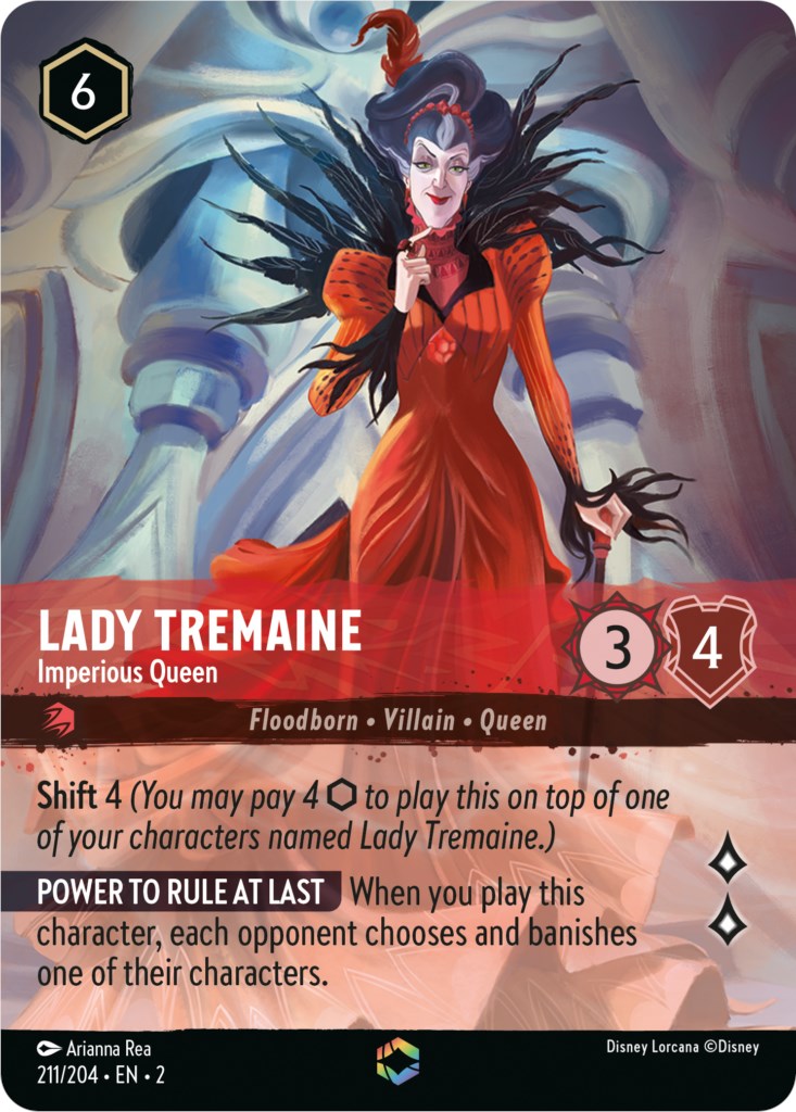 Lady Tremaine - Imperious Queen (Enchanted) (211/204) [Rise of the Floodborn] | Webway Games
