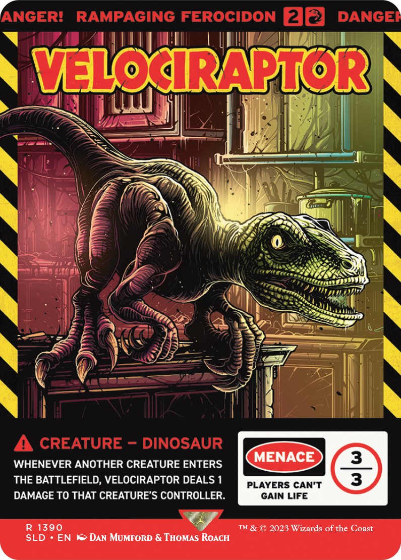 Velociraptor - Rampaging Ferocidon [Secret Lair Drop Series] | Webway Games