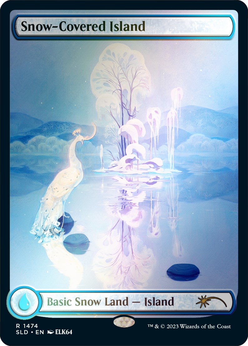 Snow-Covered Island (1474) (Rainbow Foil) [Secret Lair Drop Series] | Webway Games