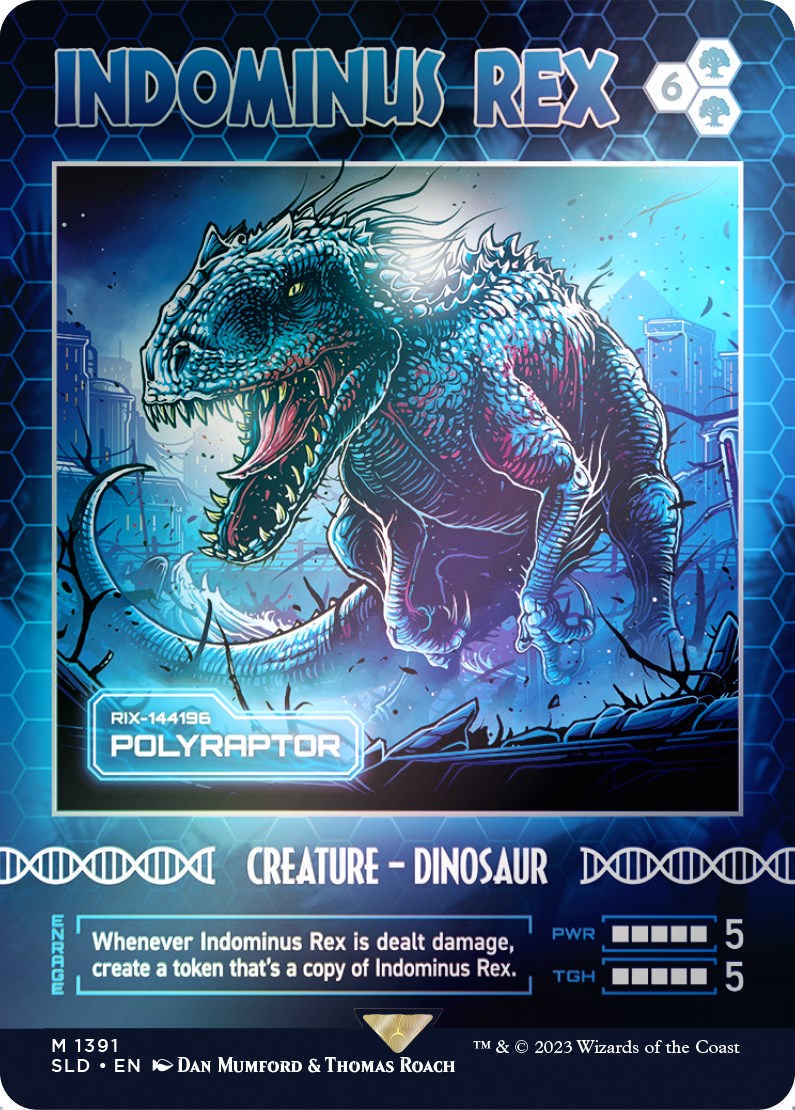 Indominus Rex - Polyraptor (Rainbow Foil) [Secret Lair Drop Series] | Webway Games