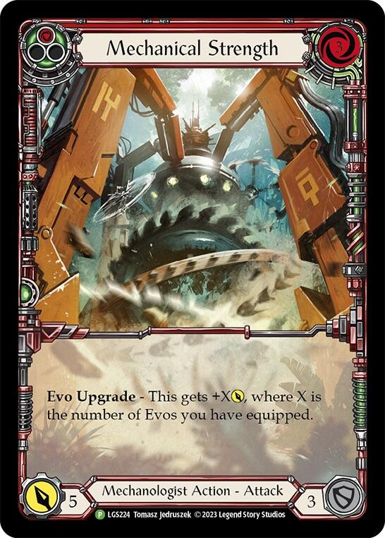 Mechanical Strength (Red) [LGS224] (Promo)  Rainbow Foil | Webway Games