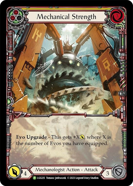 Mechanical Strength (Yellow) [LGS225] (Promo)  Rainbow Foil | Webway Games