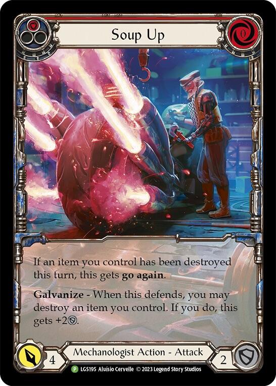 Soup Up (Red) [LGS195] (Promo)  Rainbow Foil | Webway Games