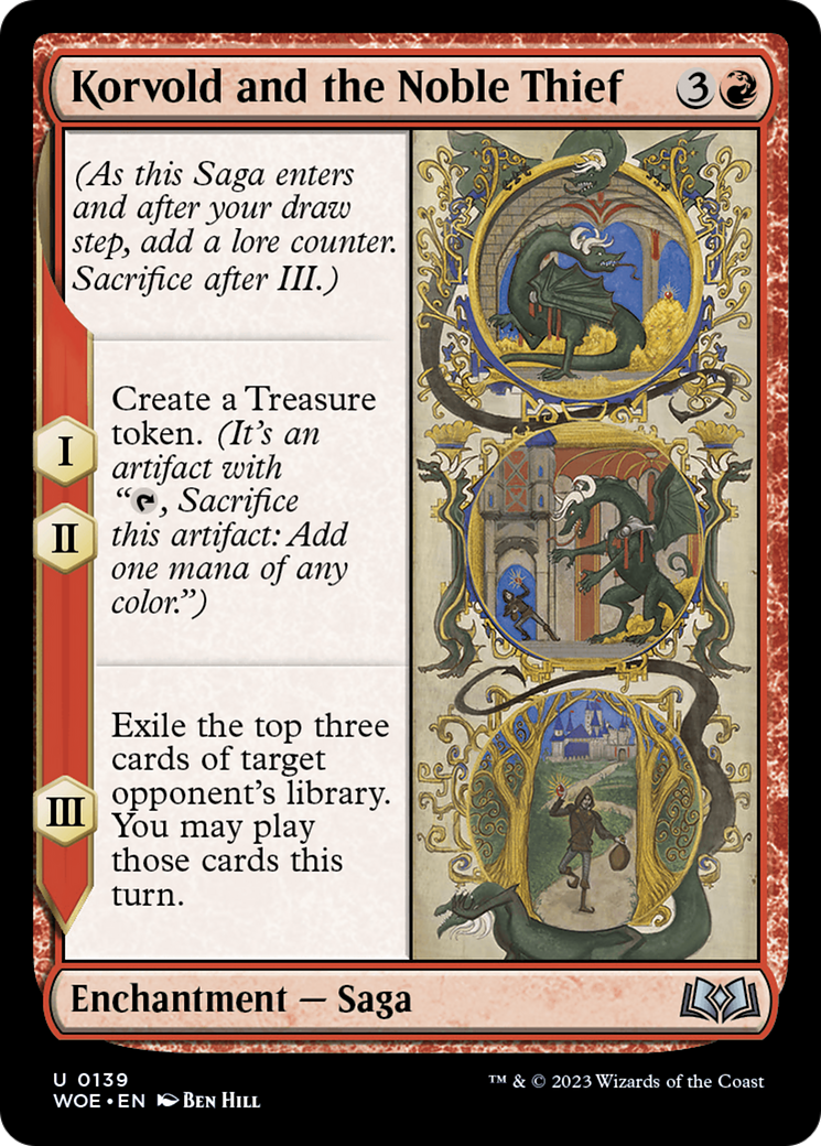 Korvold and the Noble Thief [Wilds of Eldraine] | Webway Games