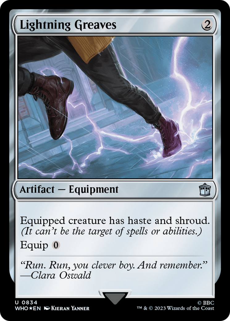 Lightning Greaves (Surge Foil) [Doctor Who] | Webway Games