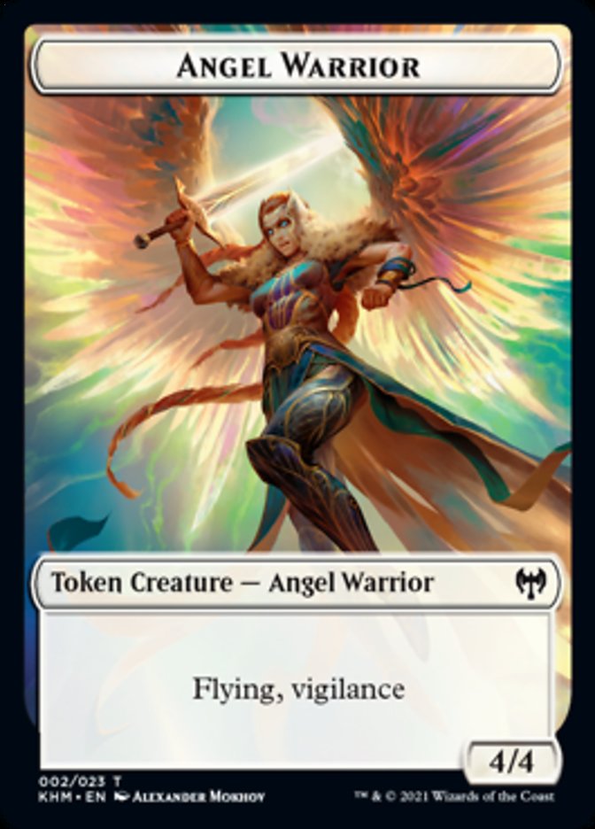 Angel Warrior Token [Kaldheim Tokens] | Webway Games