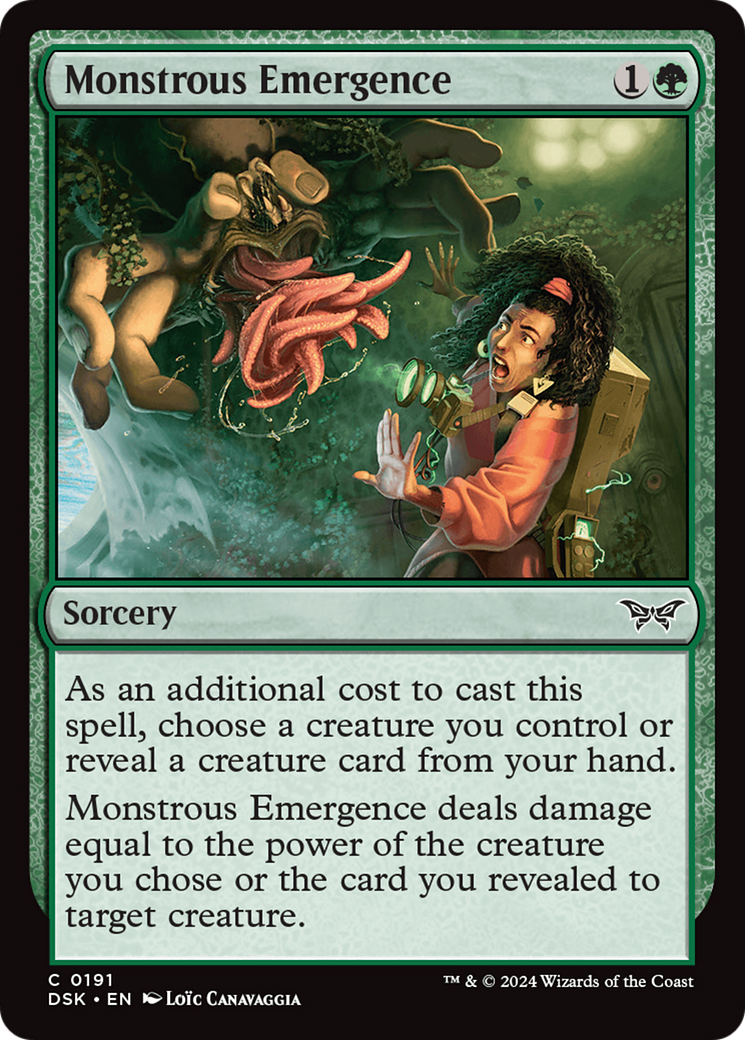 Monstrous Emergence [Duskmourn: House of Horror] | Webway Games