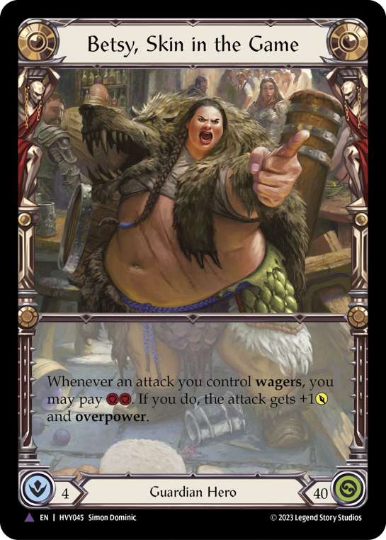 Betsy, Skin in the Game (Marvel) [HVY045] (Heavy Hitters)  Cold Foil | Webway Games