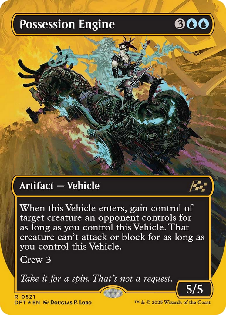 Possession Engine (Borderless) (First-Place Foil) [Aetherdrift] | Webway Games